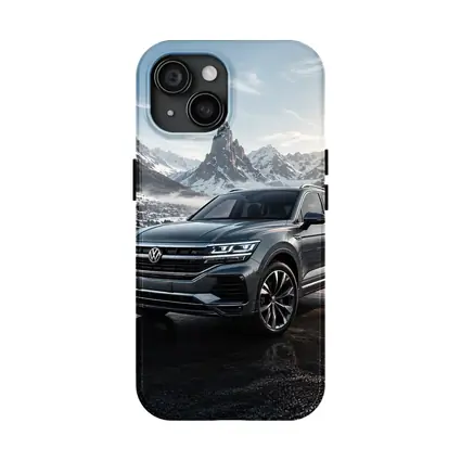 Volkswagen Touareg R Line Winter Mountains