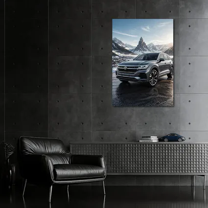 Volkswagen Touareg R Line Winter Mountains
