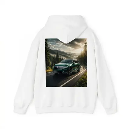 Volkswagen Touareg Green SUV Mountain Road