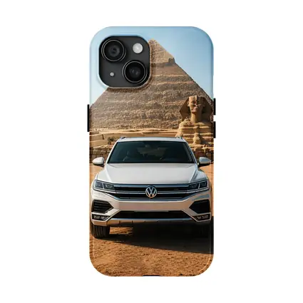 Volkswagen Touareg SUV Egypt Pyramids Sphinx