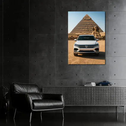 Volkswagen Touareg SUV Egypt Pyramids Sphinx