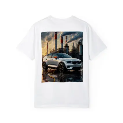 Volvo XC40 Recharge Industrial Sunset Scene