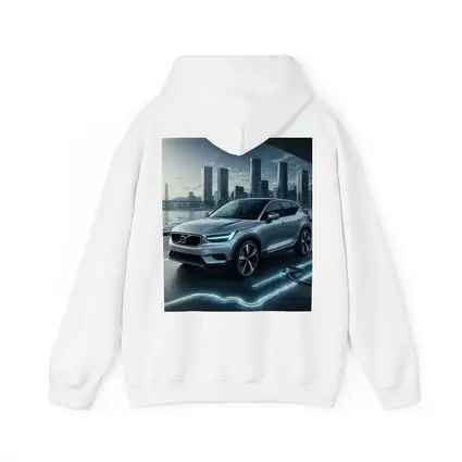 Volvo XC40 Electric City Skyline Night