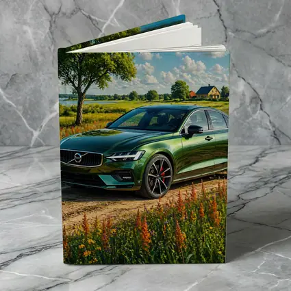 Volvo S60 Green Sedan Rural Countryside