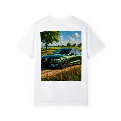 Volvo S60 Green Sedan Rural Countryside