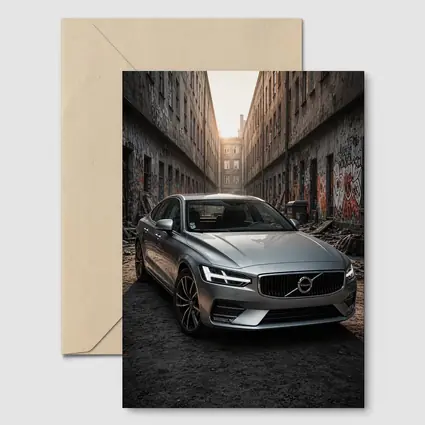 Volvo S60 Parked in Urban Alley