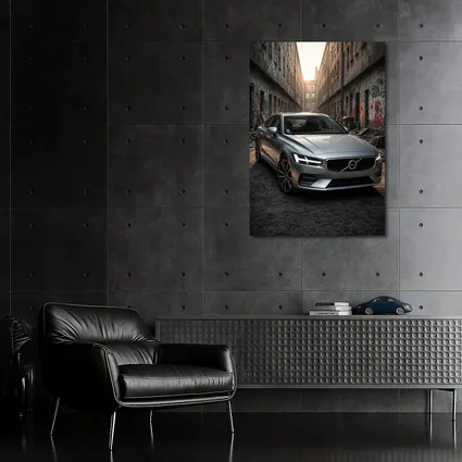 Volvo S60 Parked in Urban Alley
