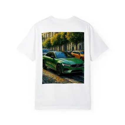 Volvo S60 Green Sedan Cobblestone Street