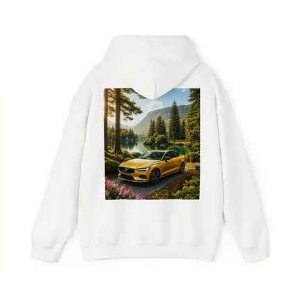 Volvo S60 Yellow Sedan by Mountain Lake