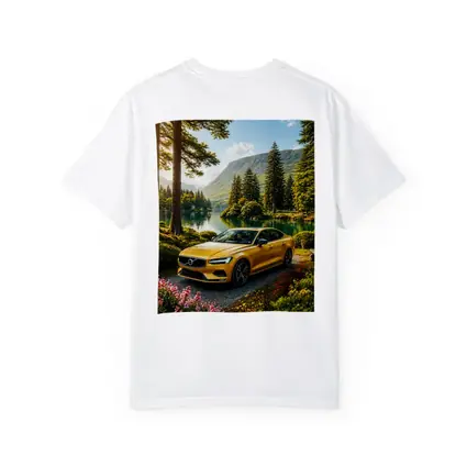 Volvo S60 Yellow Sedan by Mountain Lake