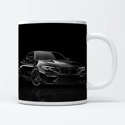 BMW M2 Black Coupe Dark Studio