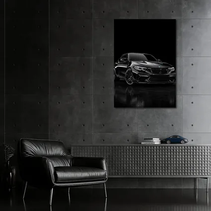 BMW M2 Black Coupe Dark Studio