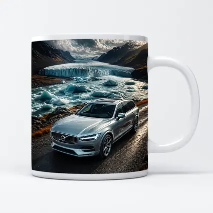 Volvo V90 Cross Country Glacial River Drive