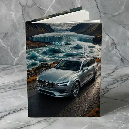Volvo V90 Cross Country Glacial River Drive
