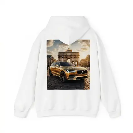 Volvo V90 Gold Paris Arc de Triomphe