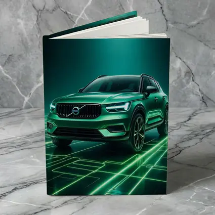 Volvo XC40 Green Neon Glow Art