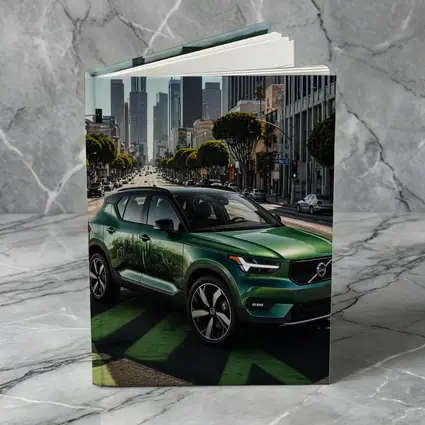 Volvo XC40 Green SUV Los Angeles Street