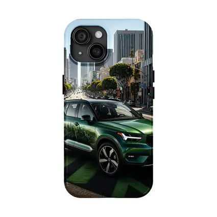 Volvo XC40 Green SUV Los Angeles Street
