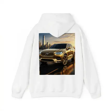 Volvo XC60 Gold City Skyline Sunset