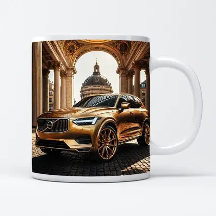 Volvo XC60 Gold SUV Classical Architecture