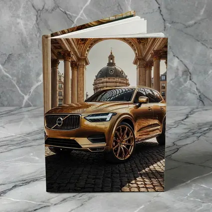 Volvo XC60 Gold SUV Classical Architecture