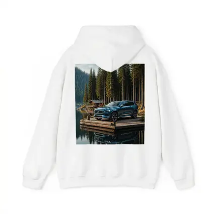 Volvo XC60 Parked on Lakeside Forest Dock