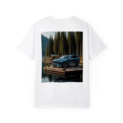 Volvo XC60 Parked on Lakeside Forest Dock