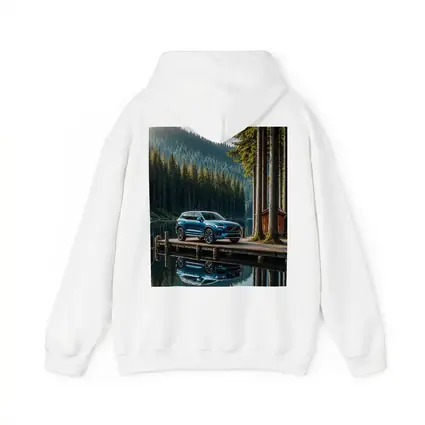 Volvo XC60 Parked By Mountain Lake