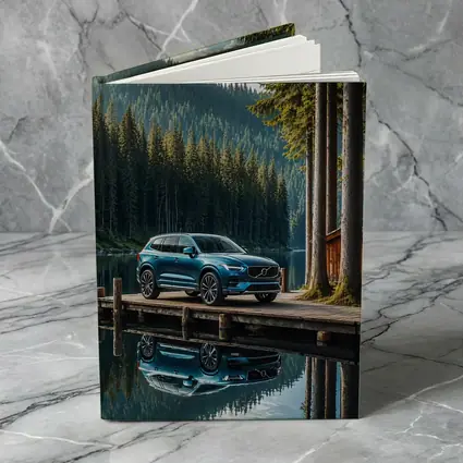 Volvo XC60 Parked By Mountain Lake