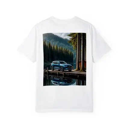 Volvo XC60 Parked By Mountain Lake
