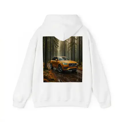 Volvo XC90 SUV Wet Forest Trail