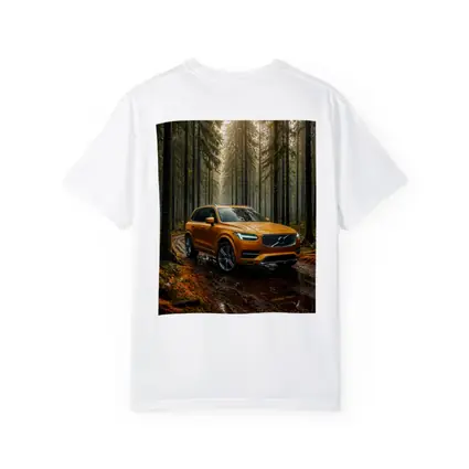 Volvo XC90 SUV Wet Forest Trail