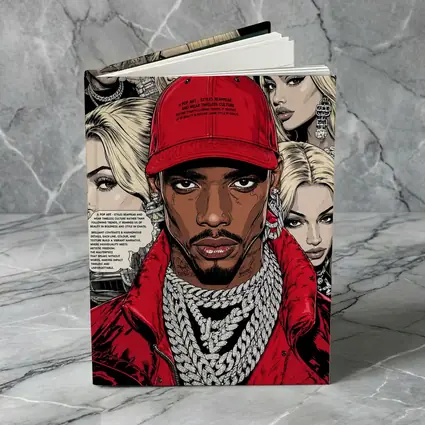 Urban Pop Art Comic Style Hip Hop Portrait
