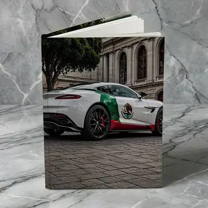 Aston Martin DB11 Mexican Flag Urban Plaza