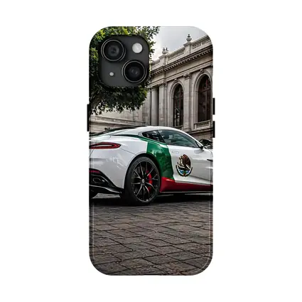 Aston Martin DB11 Mexican Flag Urban Plaza