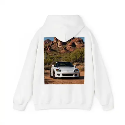 Honda S2000 White Desert Rock Background