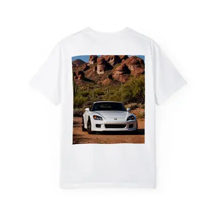 Honda S2000 White Desert Rock Background