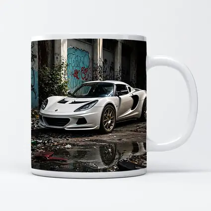 Lotus Elise White Sports Car Urban Decay