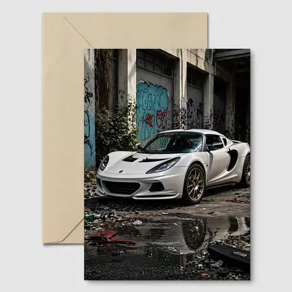 Lotus Elise White Sports Car Urban Decay
