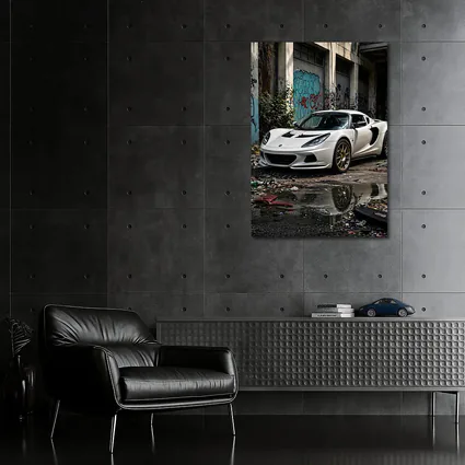 Lotus Elise White Sports Car Urban Decay