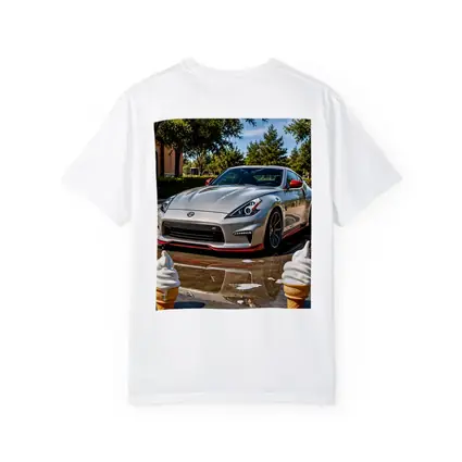 Nissan 370Z Silver Sports Car Sunny Day