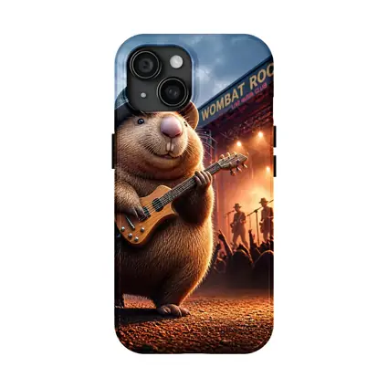 Wombat Rocker Playing Guitar Live Music Club