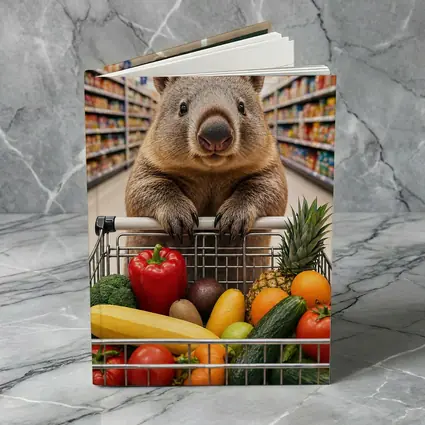 Wombat Shopping Fresh Vegetables Grocery Store