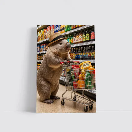 Wombat Shopping Cart Supermarket Grocery Store