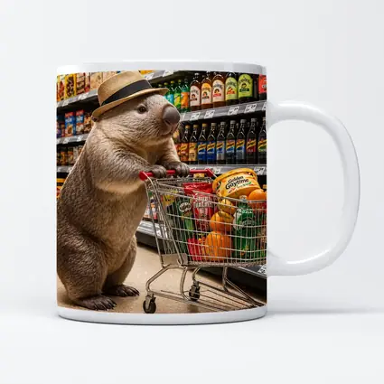 Wombat Shopping Cart Supermarket Grocery Store