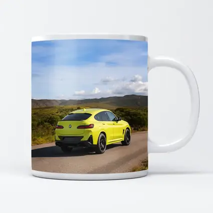 BMW X4 M Yellow On Country Road