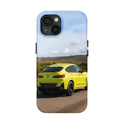 BMW X4 M Yellow On Country Road