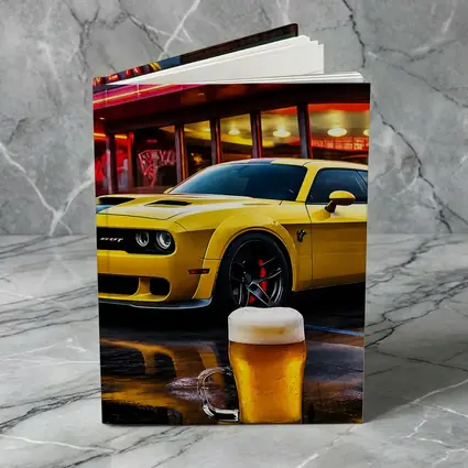 Dodge Challenger SRT Hellcat Neon Diner Night
