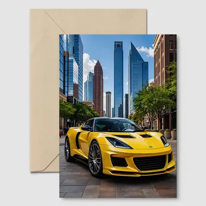 Yellow Lotus Evora City Street Skyline
