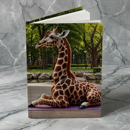 Giraffe Doing Yoga in Green Park